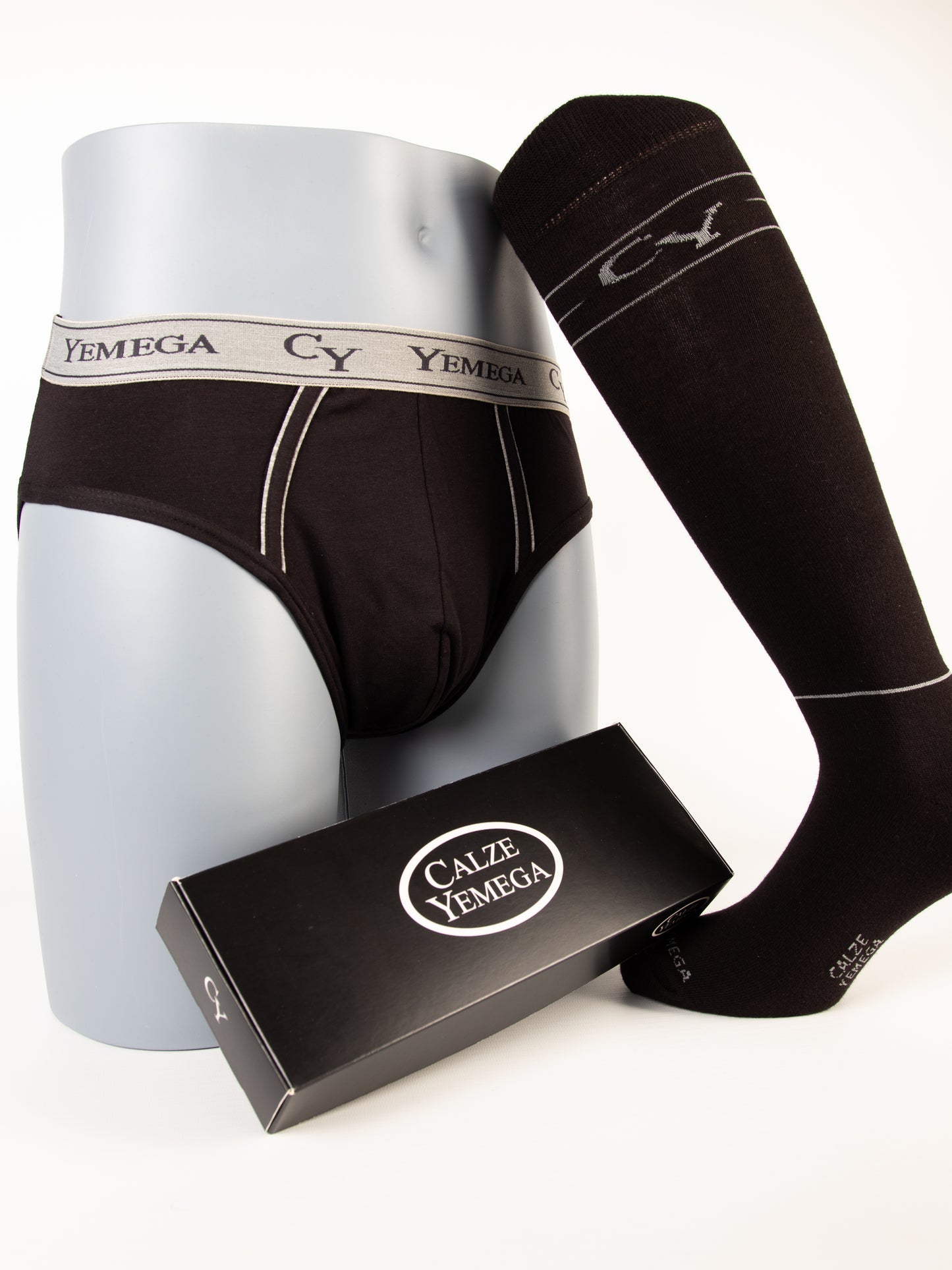 Calzino con slip elastico logo