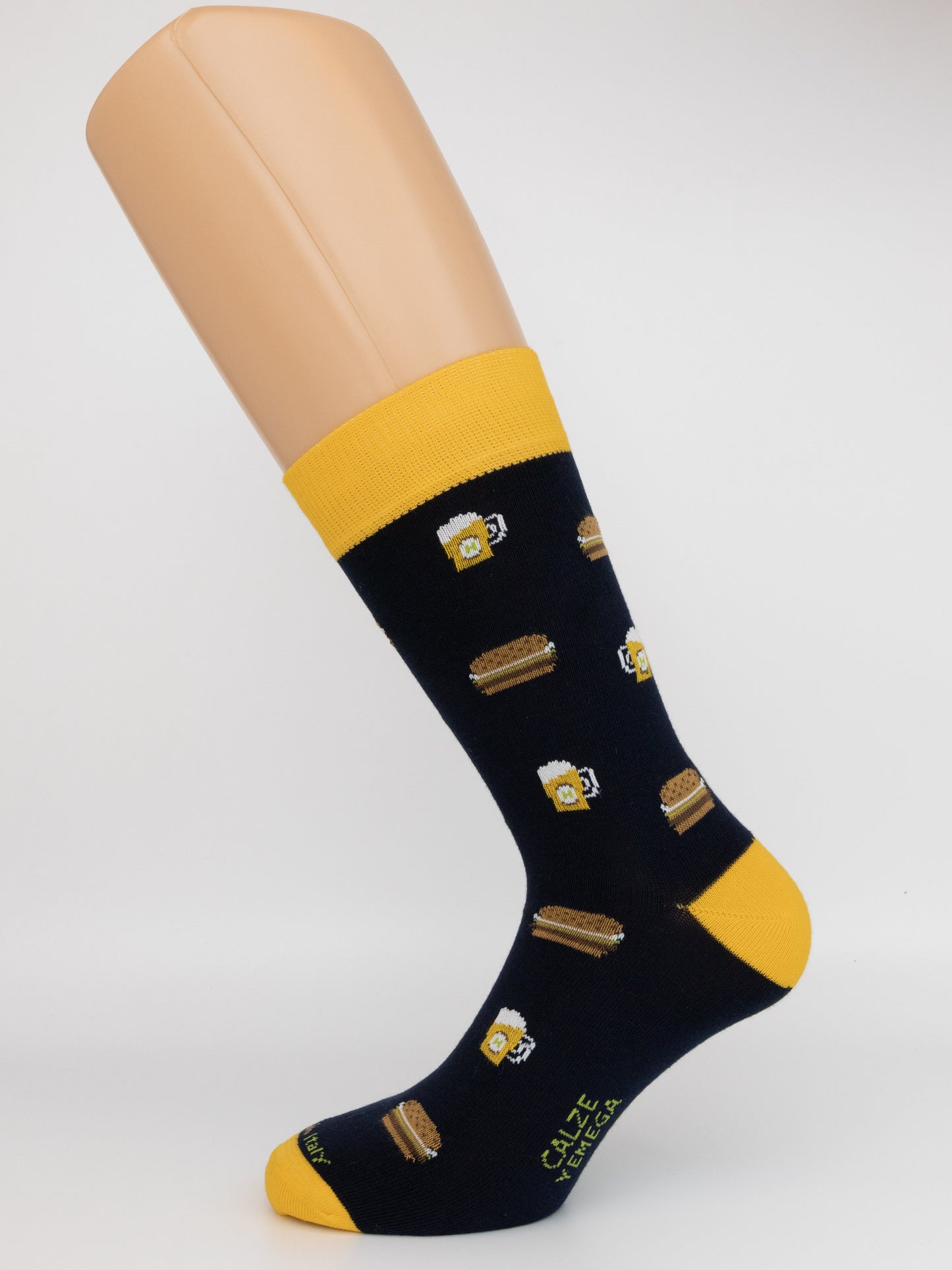 Calze da uomo piquet panino e birra