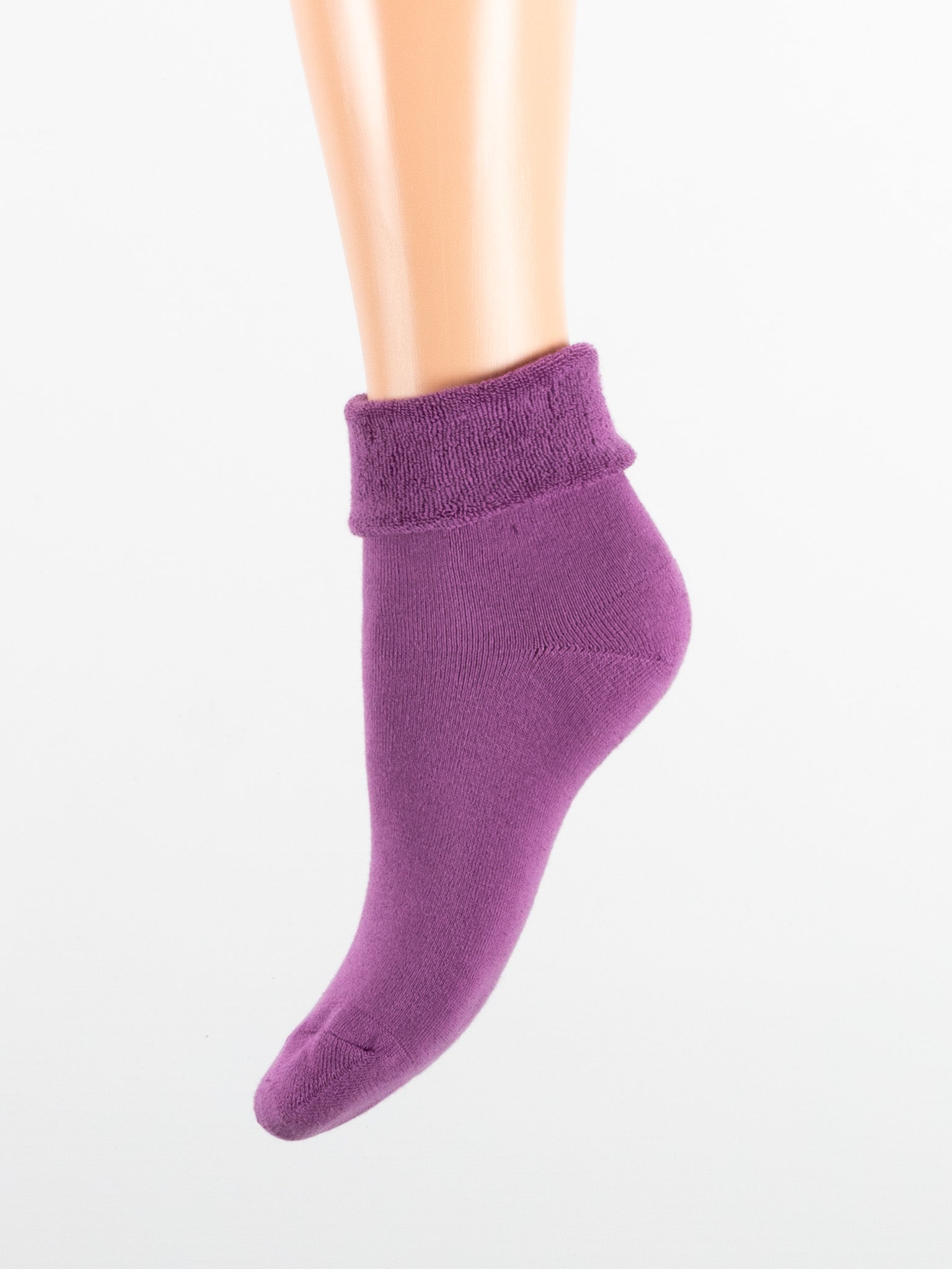 Calza donna taglio laser risvolto