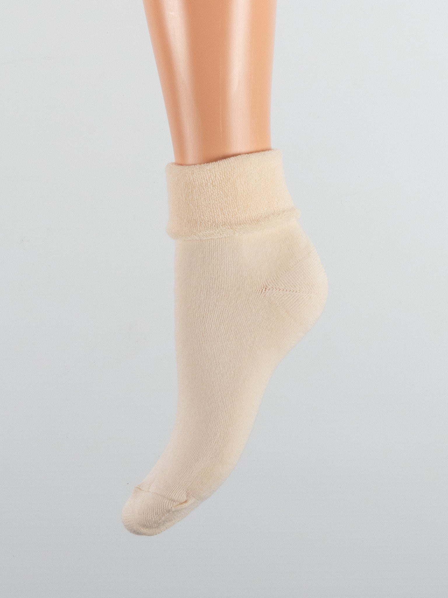 Calza donna taglio laser risvolto