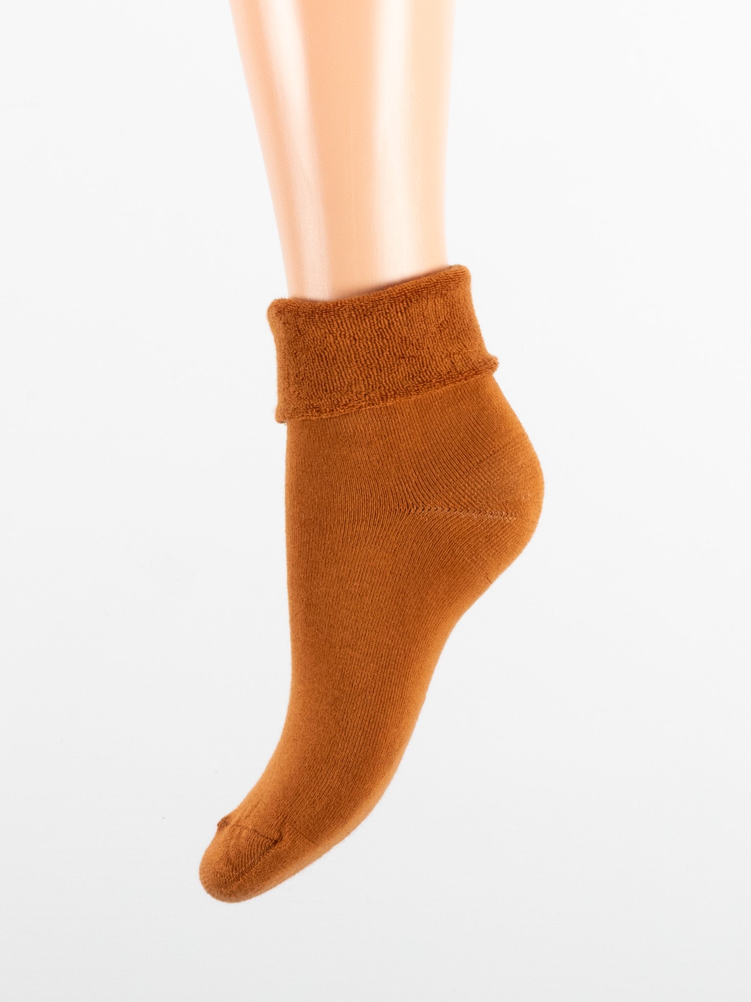 Calza donna taglio laser risvolto