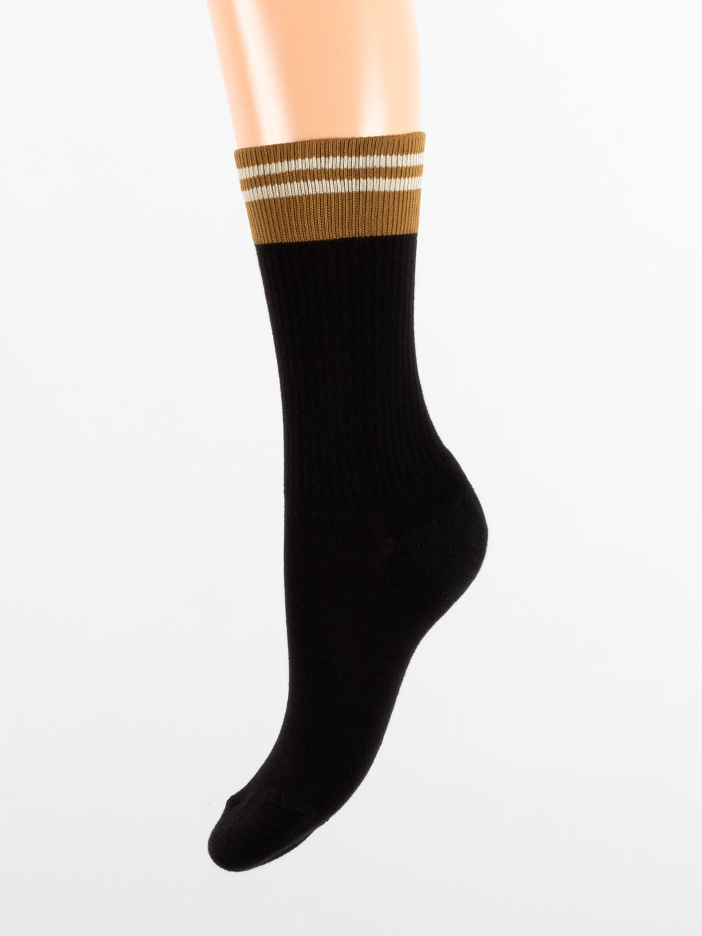 Calza donna costina polsino rigato