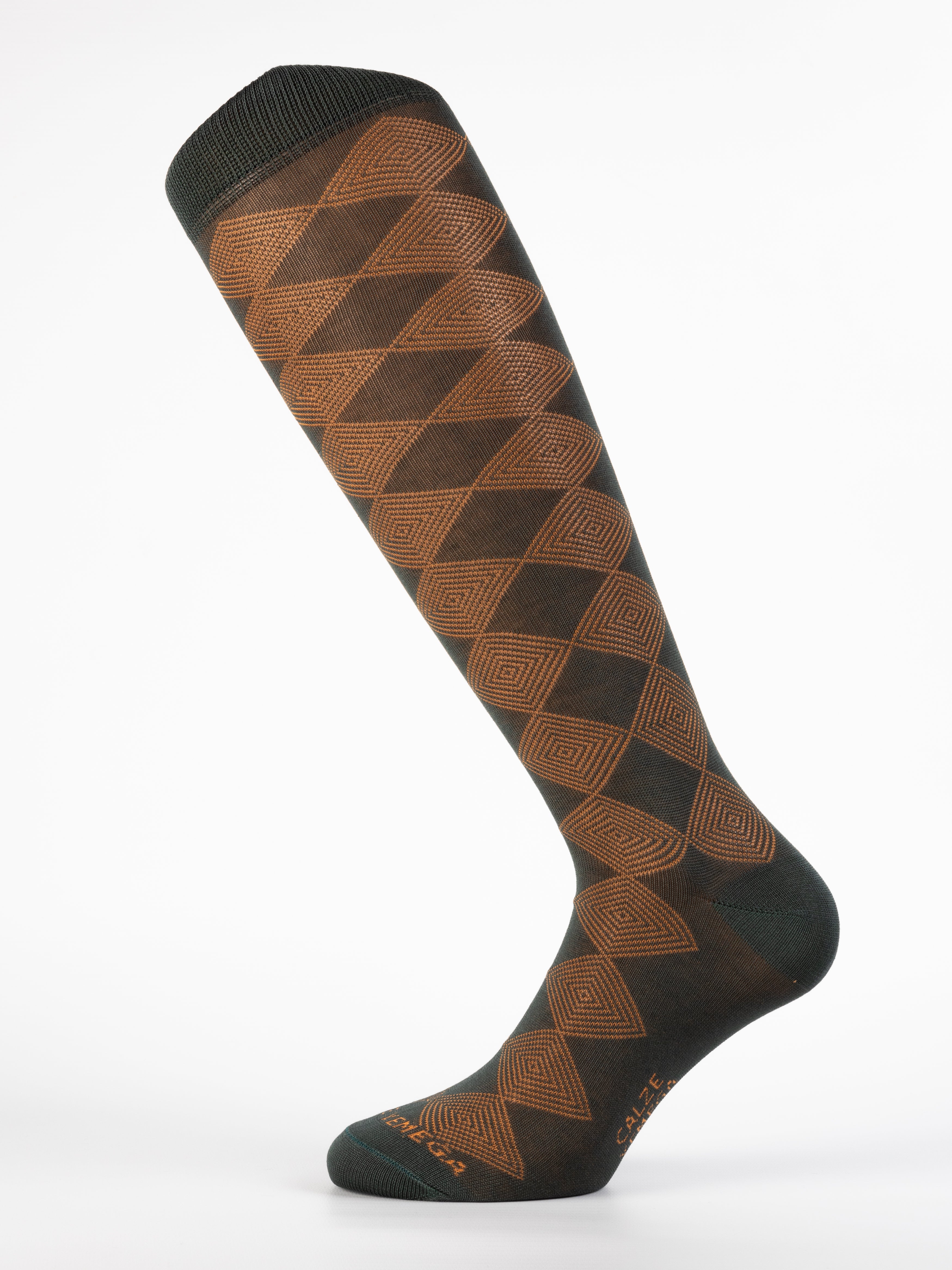 Calze da uomo intarsio rombi