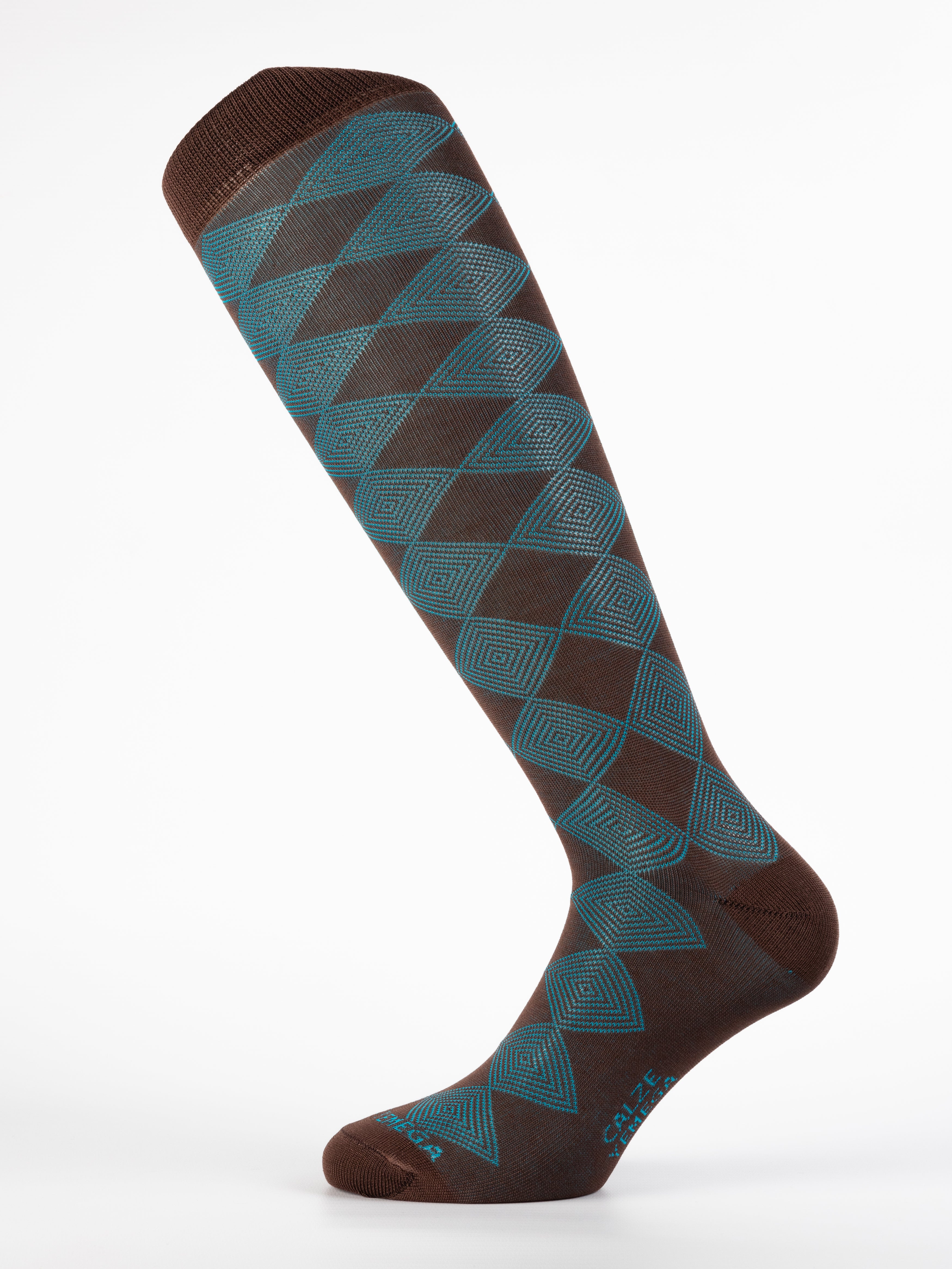 Calze da uomo intarsio rombi