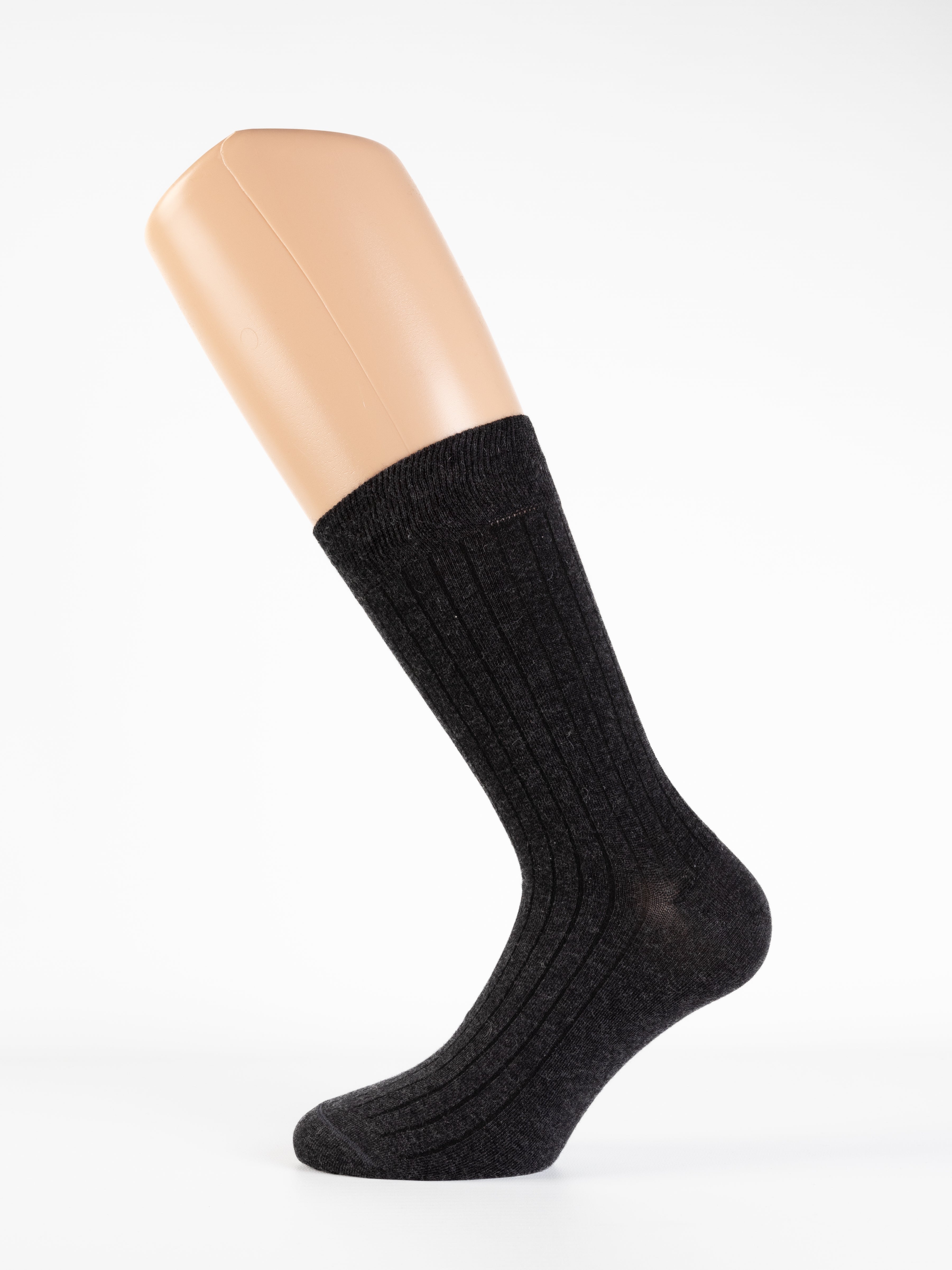 Calze costina da uomo in cashmere