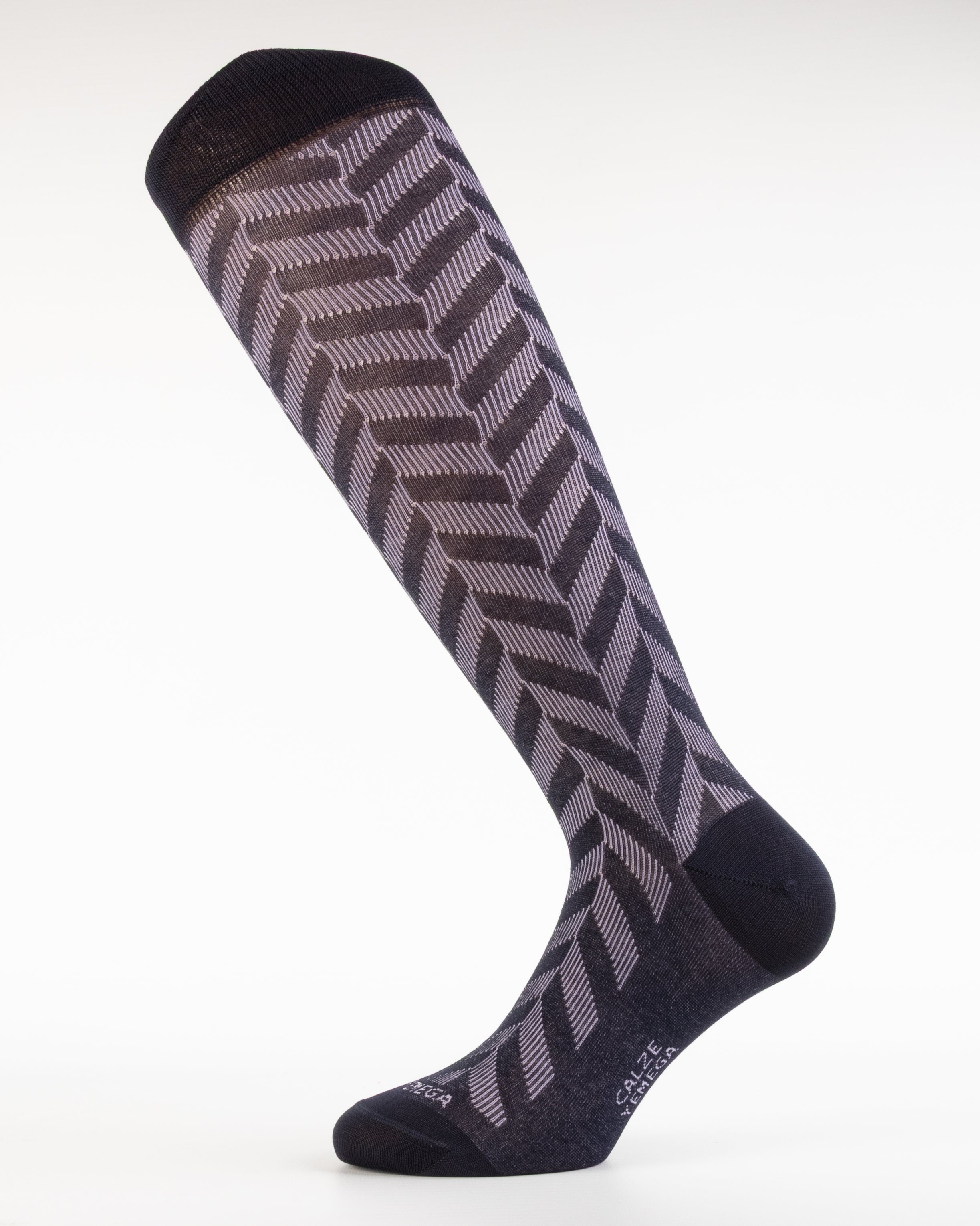 Calze da uomo effetto rilievo