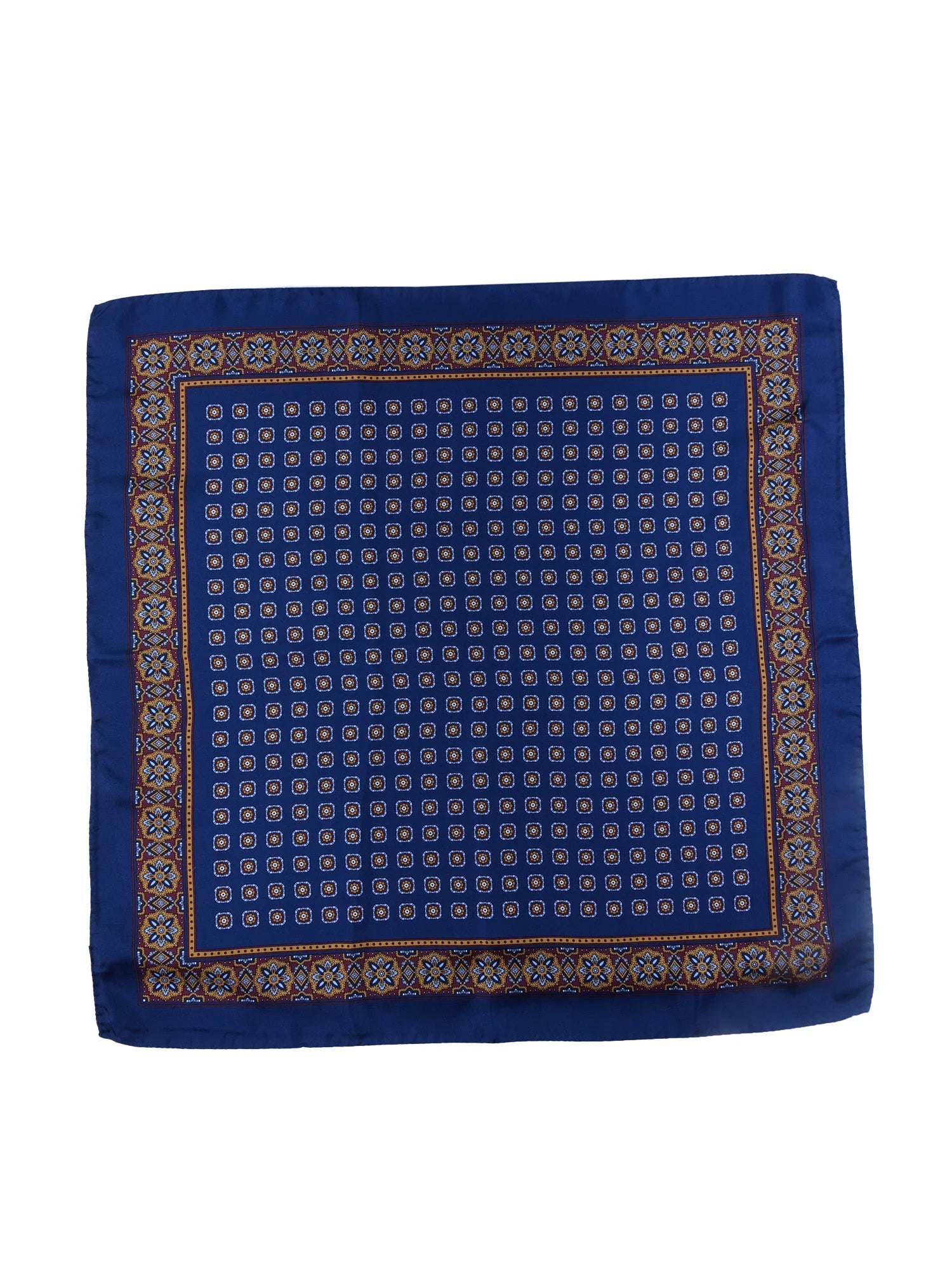 Foulard in seta blu