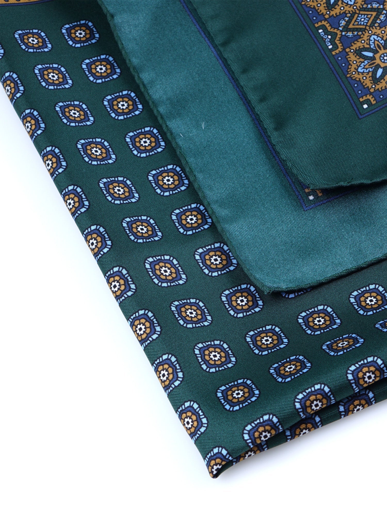 Foulard in seta verde